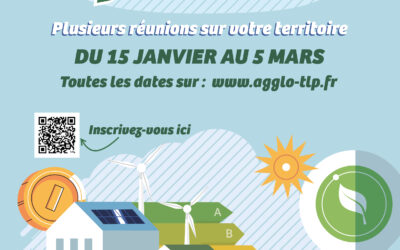 Soirées Economies d’Energie sur le territoire de la Communauté d’Agglomération Tarbes-Lourdes-Pyrénées du 15 janvier au 05 mars 2025